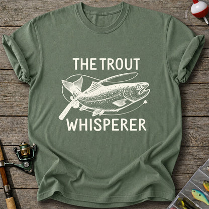 The Trout Whisperer Vintage Trout Fishing T-Shirt