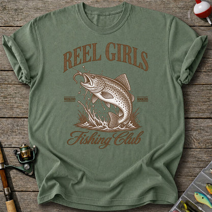 Reel Girls Weekend Hookers Fishing Club Trout T-Shirt