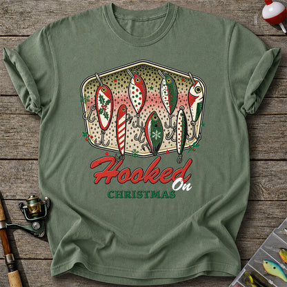 Christmas Fishing Lures Graphic T-Shirt
