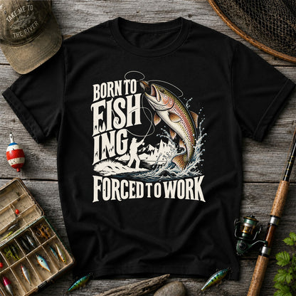 Born to Fish Trout Fishing Graphic T-Shirt