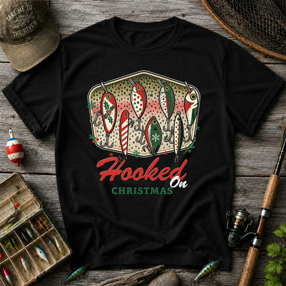 Christmas Fishing Lures Graphic T-Shirt