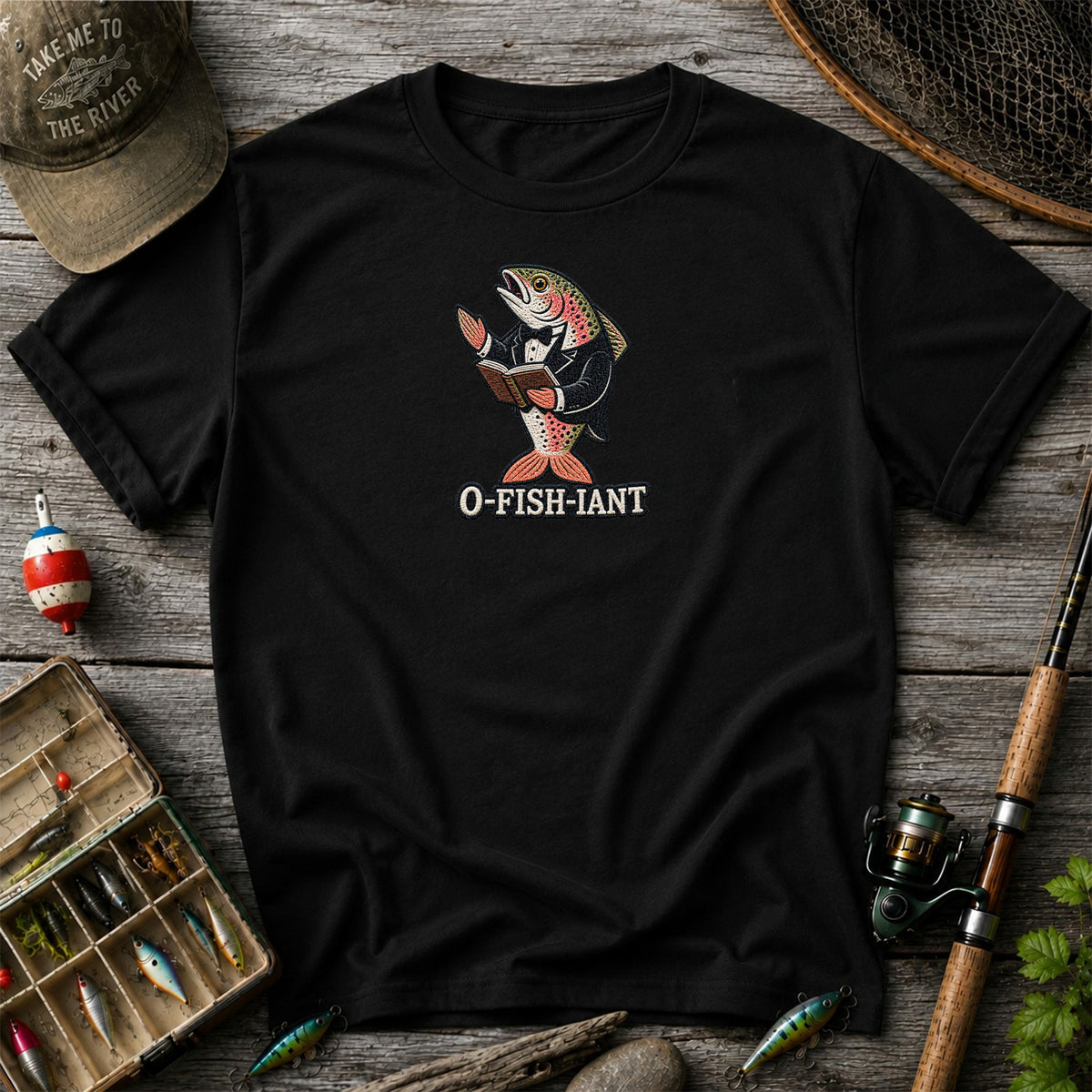 O-Fish-iant Funny Rainbow Trout Wedding Officiant T-Shirt
