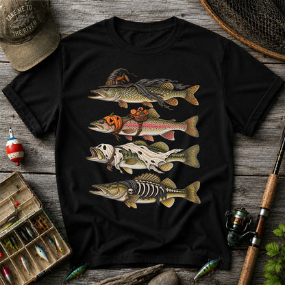 Halloween Costume Fish Freshwater Fishing Graphic T-Shirt