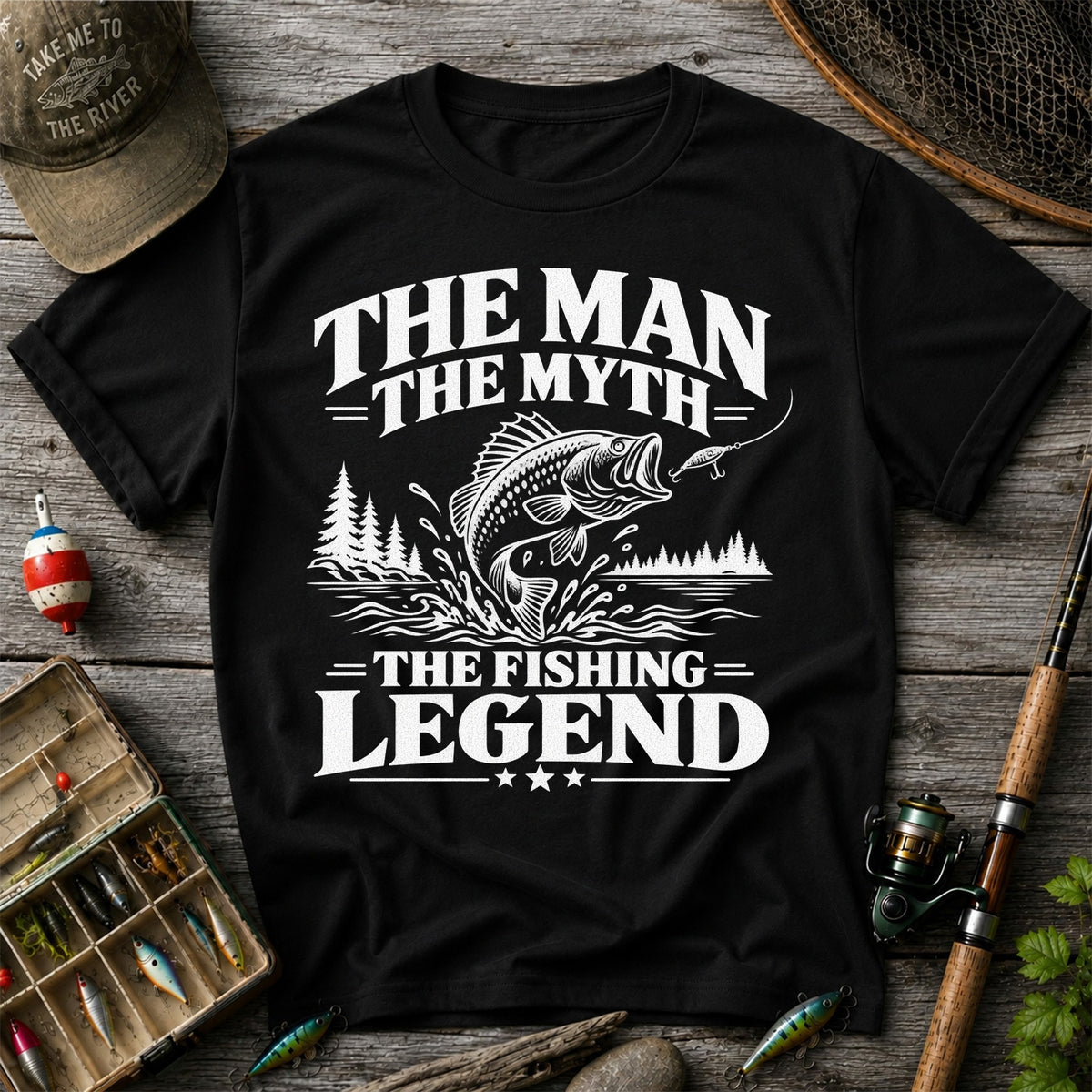 The Man The Myth The Fishing Legend T-Shirt