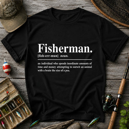 Fisherman Definition Funny Fishing T-Shirt