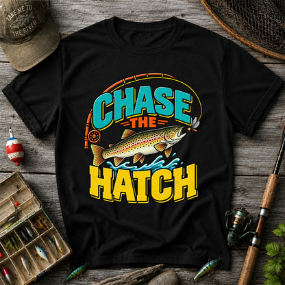 Chase the Hatch Brown Trout Fly Fishing T-Shirt