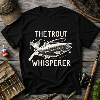 The Trout Whisperer Vintage Trout Fishing T-Shirt