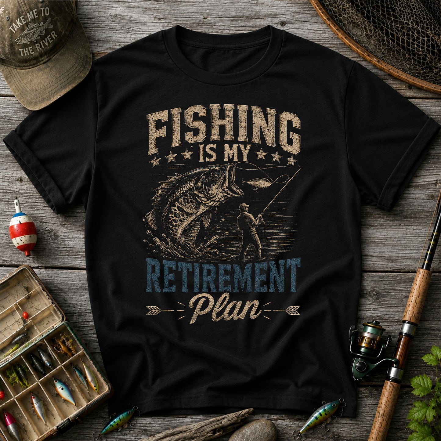 Fishing Is My Retirement Plan Shirt