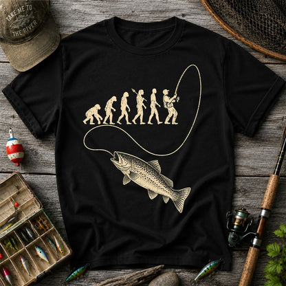 Angler Evolution Bass Fishing Graphic T-Shirt