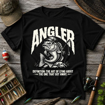 Angler Bass Fishing The One That Got Away Graphic T-Shirt