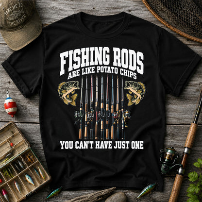 Fishing Rods Are Like Potato Chips Shirt