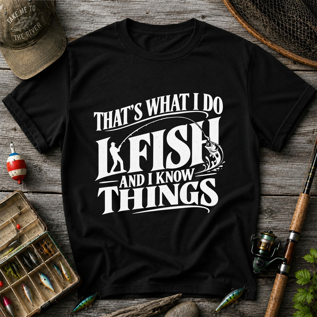 That's What I Do I Fish Funny Fishing T-Shirt