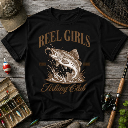 Reel Girls Weekend Hookers Fishing Club Trout T-Shirt