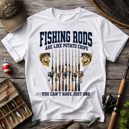 Fishing Rods Are Like Potato Chips Shirt