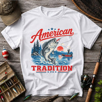 American Tradition Bass Fishing Graphic T-Shirt
