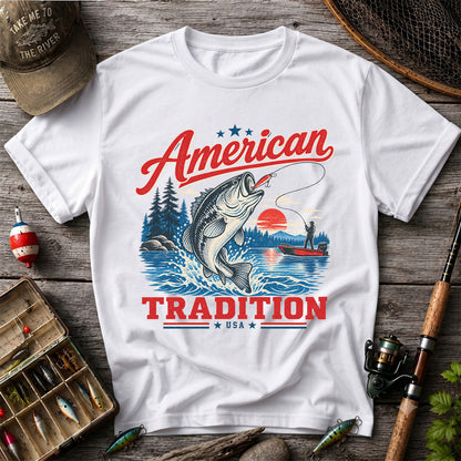 American Tradition Bass Fishing Graphic T-Shirt