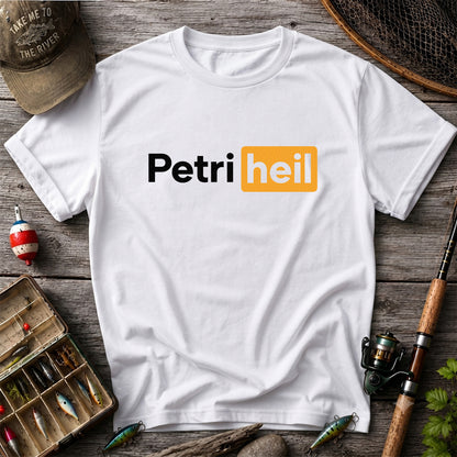 Petri Heil Fishing Logo Graphic T-Shirt