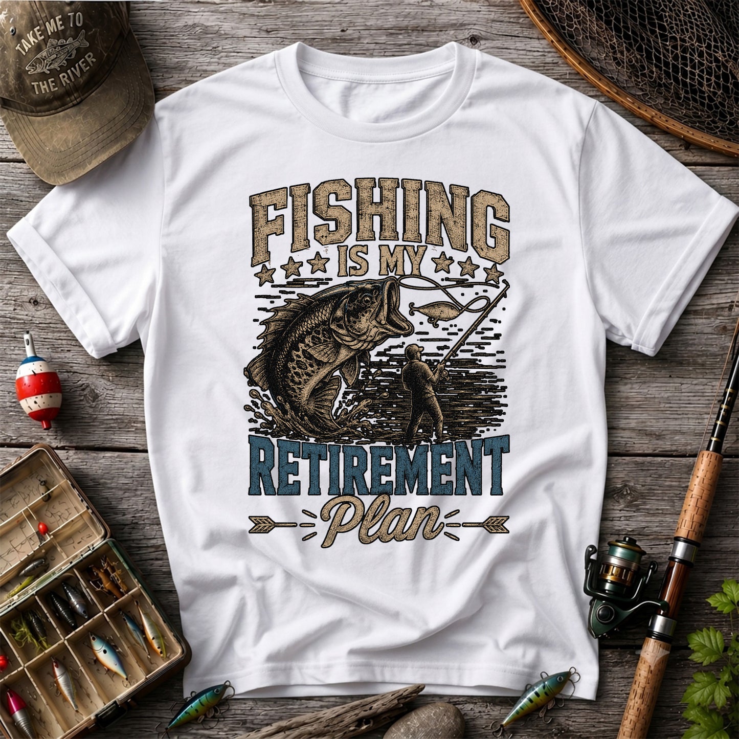 Fishing Is My Retirement Plan Shirt