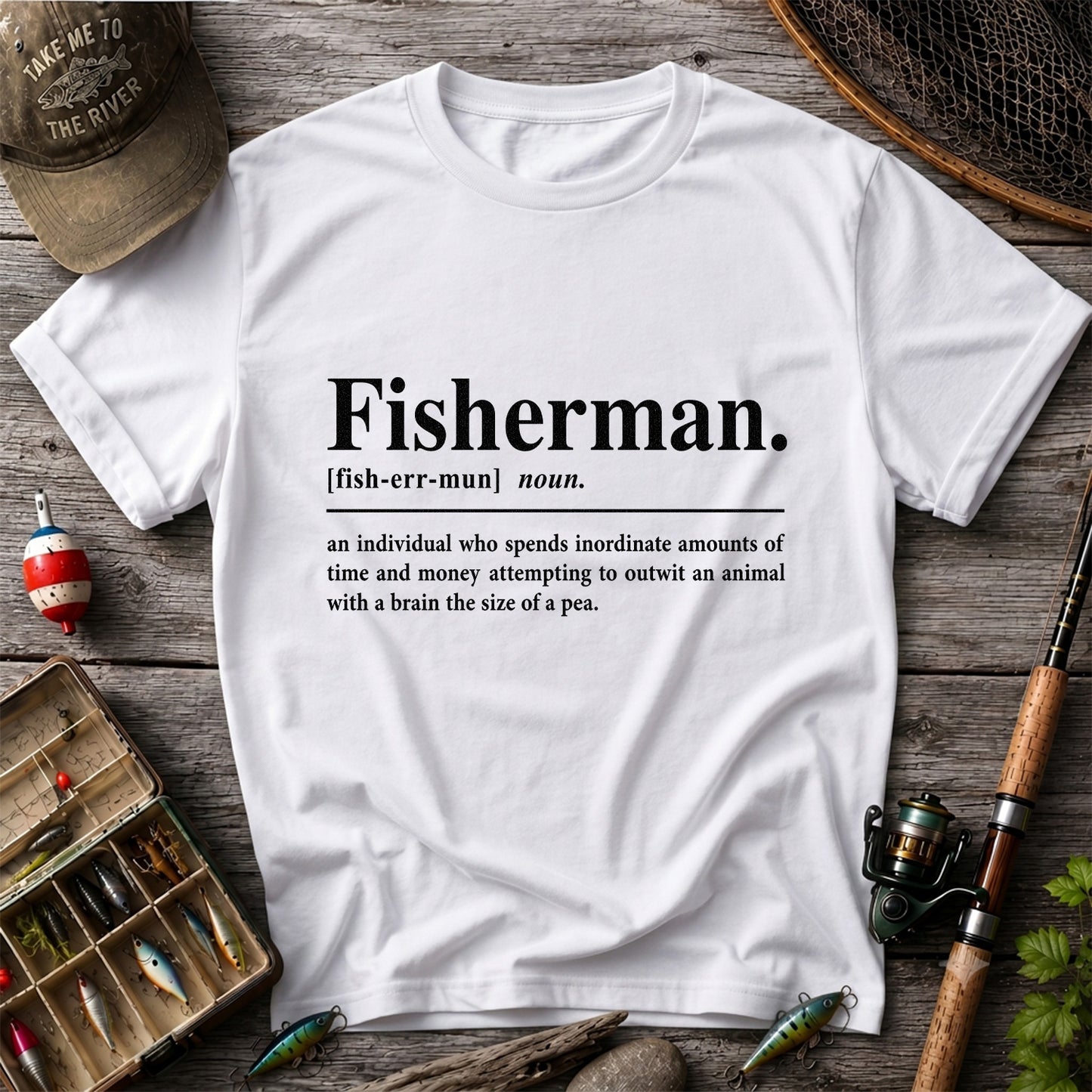 Fisherman Definition Funny Fishing T-Shirt