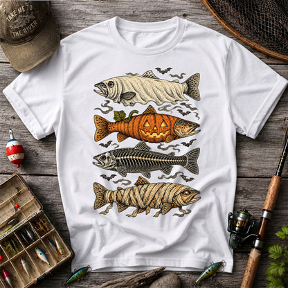 Vintage Halloween Fishing Shirt, Halloween Trout T-Shirt