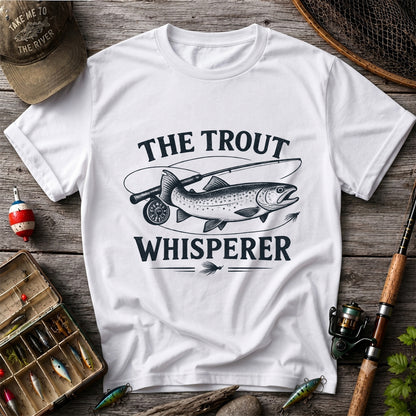 The Trout Whisperer Fly Fishing Graphic T-Shirt