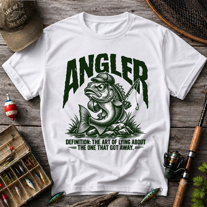 Angler Bass Fishing The One That Got Away Graphic T-Shirt