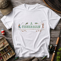 A Fisherman Jerk at Both Ends Funny Fishing T-Shirt