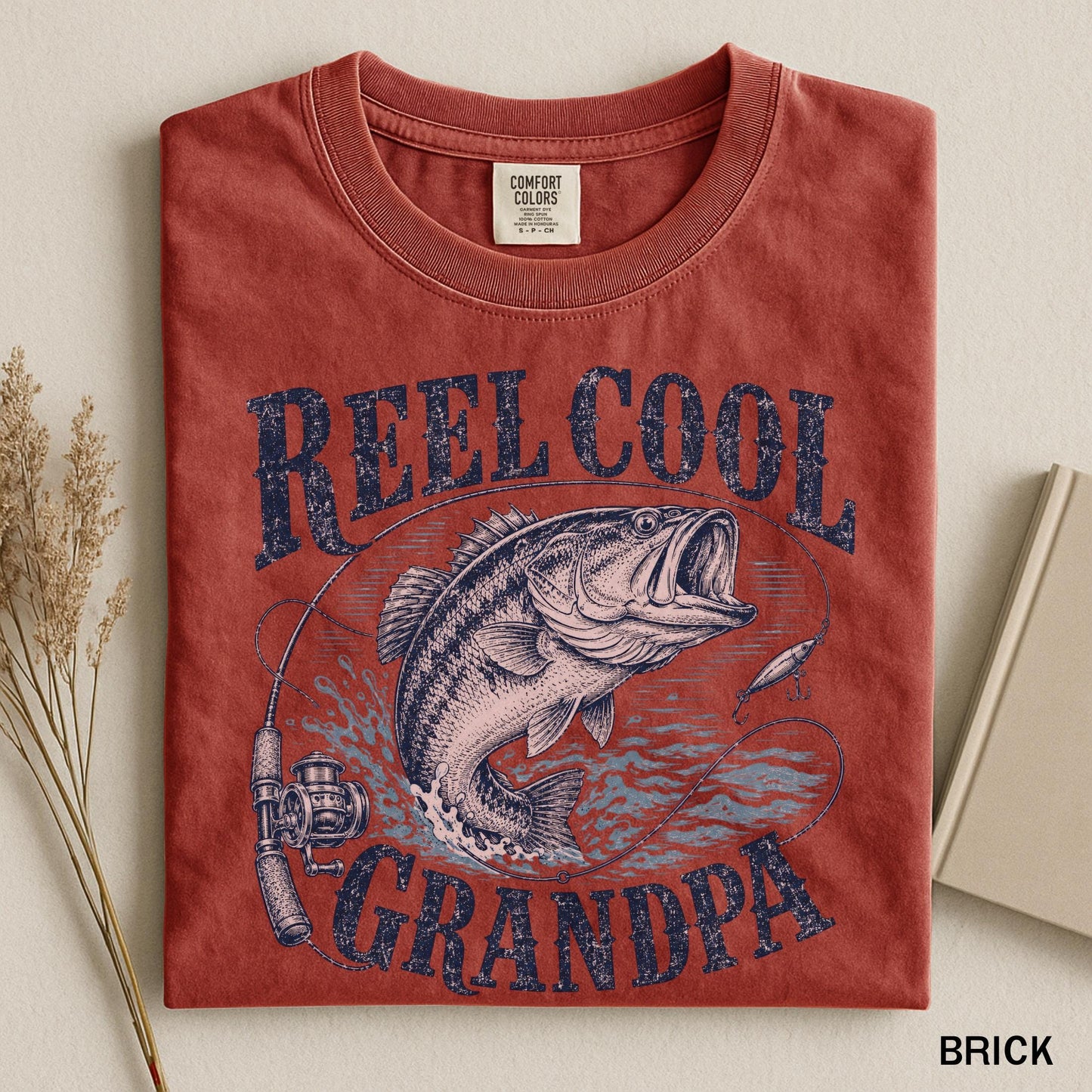 Vintage Fisherman Bass Fishing Gifts for Dad