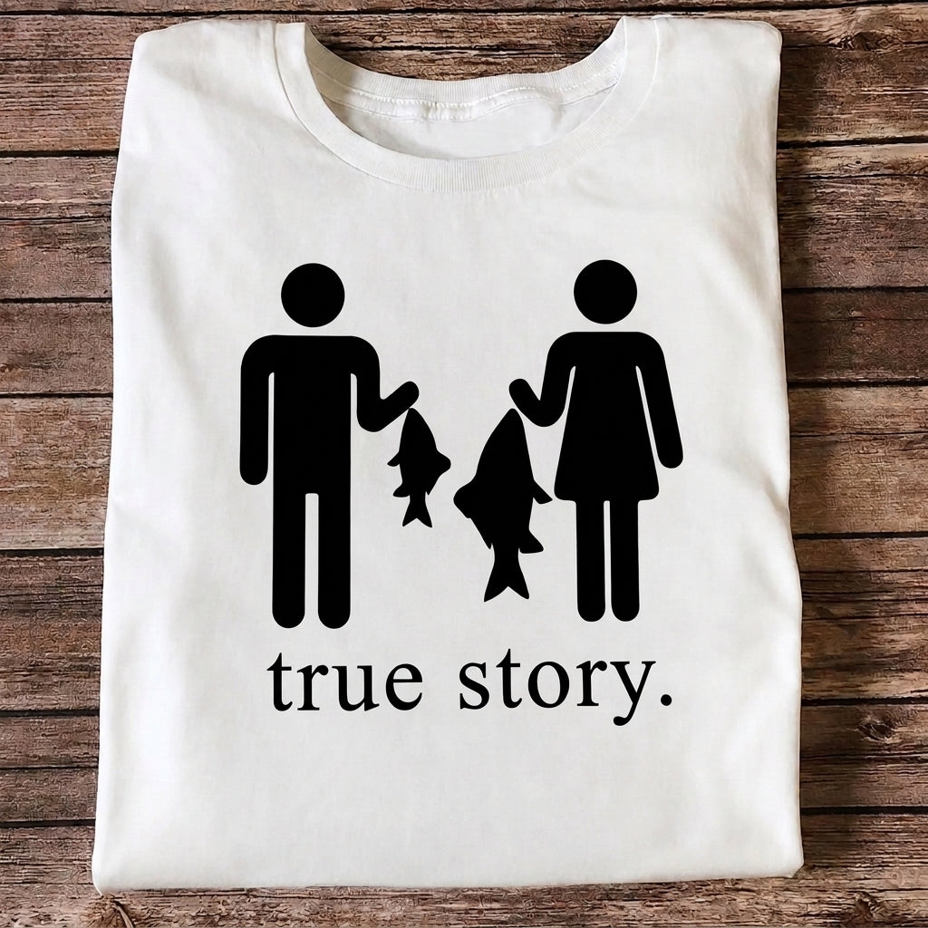 True Story Funny Fishing Shirt