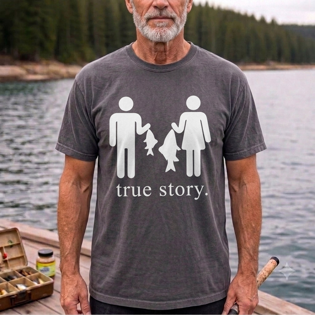 True Story Funny Fishing Shirt