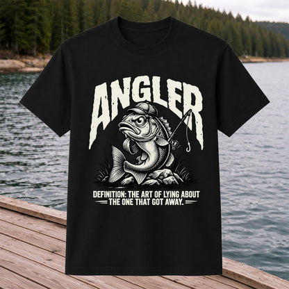 Angler Bass Fishing The One That Got Away Graphic T-Shirt