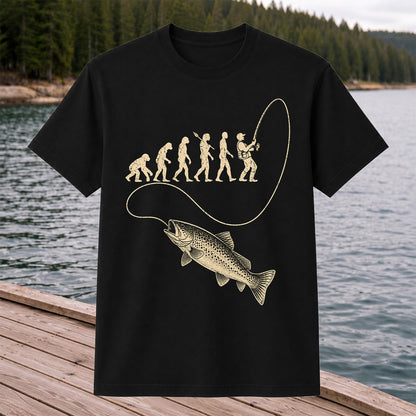 Angler Evolution Bass Fishing Graphic T-Shirt