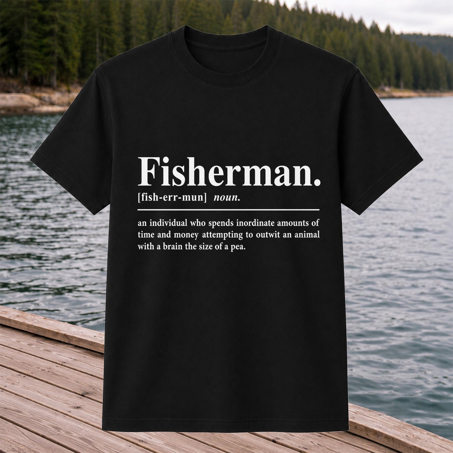 Fisherman Definition Funny Fishing T-Shirt