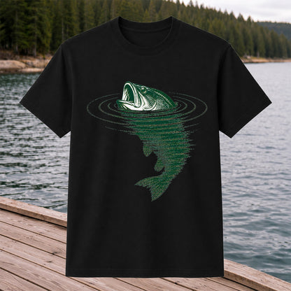 Largemouth Bass Fishing T-Shirt Vintage Bass Fishing Tee