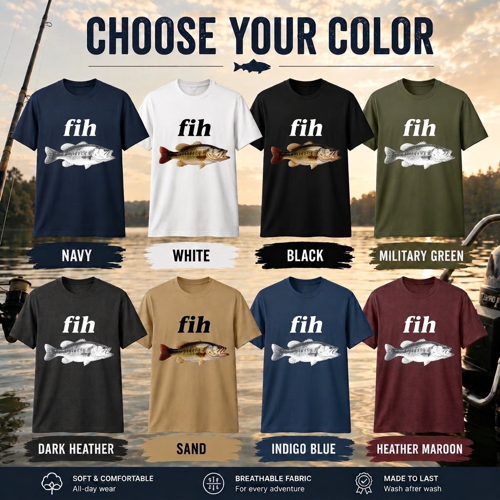 Fih Bass Fishing T-Shirt