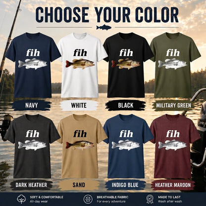 Fih Bass Fishing T-Shirt