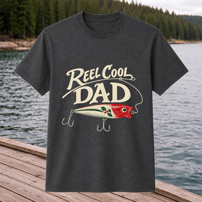 Reel Cool Dad Fishing Lure Graphic T-Shirt
