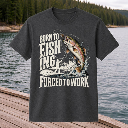 Born to Fish Trout Fishing Graphic T-Shirt