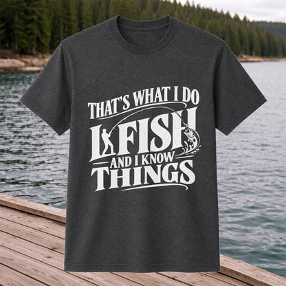 That's What I Do I Fish Funny Fishing T-Shirt