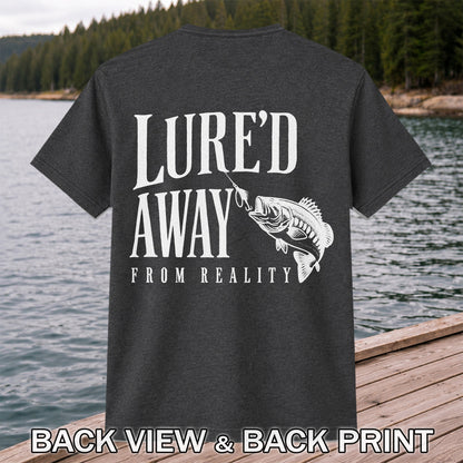 Largemouth Bass Fishing Lure Graphic T-Shirt | Back Print
