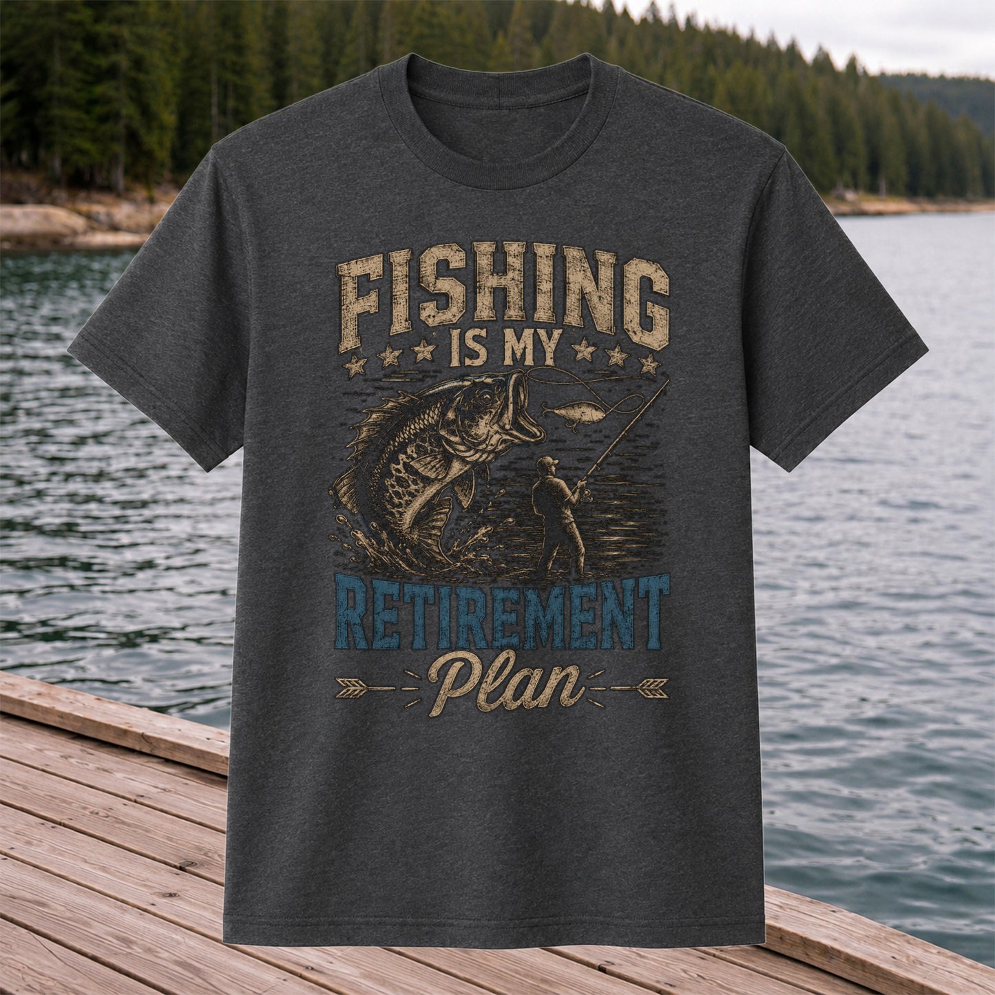 Fishing Is My Retirement Plan Shirt