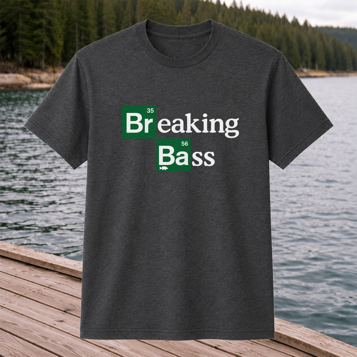 Bass Fishing Graphic T-Shirt