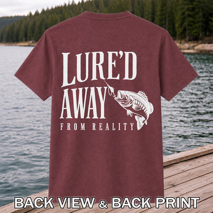 Largemouth Bass Fishing Lure Graphic T-Shirt | Back Print