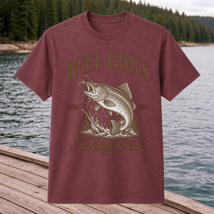 Reel Girls Weekend Hookers Fishing Club Trout T-Shirt
