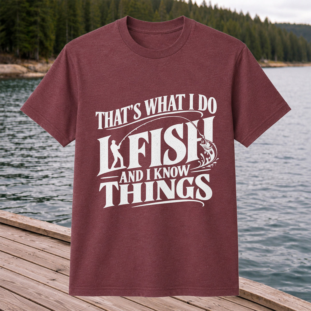 That's What I Do I Fish Funny Fishing T-Shirt