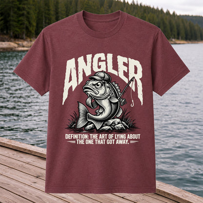 Angler Bass Fishing The One That Got Away Graphic T-Shirt