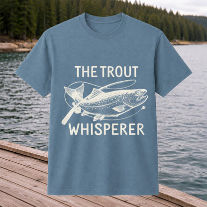 The Trout Whisperer Vintage Trout Fishing T-Shirt