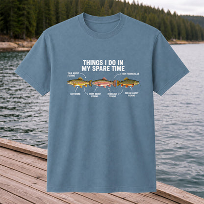 Things I Do in My Spare Time Trout Fishing T-Shirt