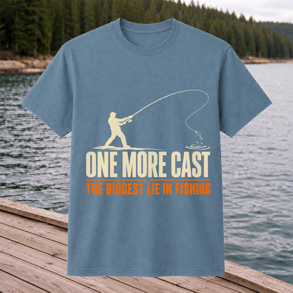 Fishing Angler Silhouette Graphic T-Shirt