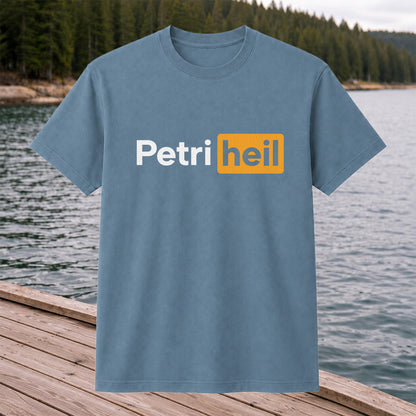 Petri Heil Fishing Logo Graphic T-Shirt